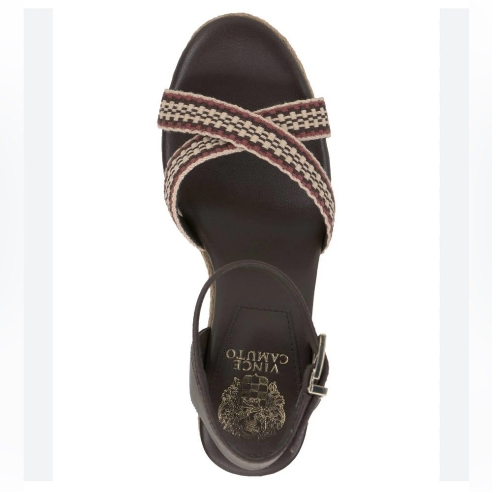 Vince Camuto Women's Fettanas Woven Strap Wedge Sandals Size 9 - Picture 6 of 13